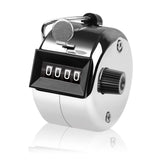 Gym Equipment & Accessories: Hand Tally Counter 4-Digit Lap Counters Clicker Pitch for Counting Knitting Coaching