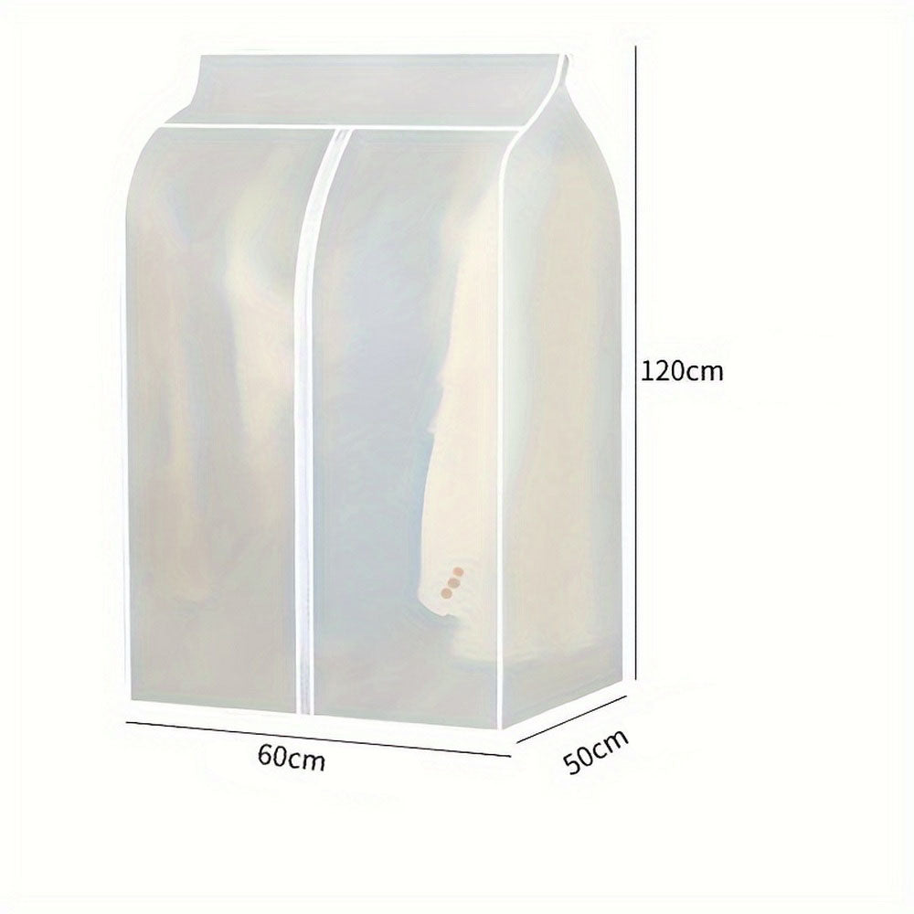Clothing & Wardrobe Storage: 120cm Clothes Dust Cover Wardrobe Cloth Cover Clothes Storage Bag For Garments Suits Dresses Coats