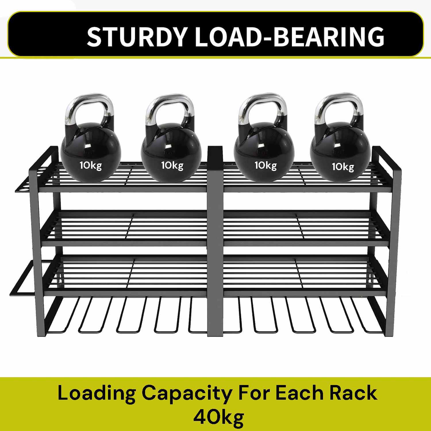 Gardening Accessories: Large Power Tool Organizer 4 Layers Garage Tool Storage Rack Workshop Tool Shelf Drill Pliers Hammer Rack