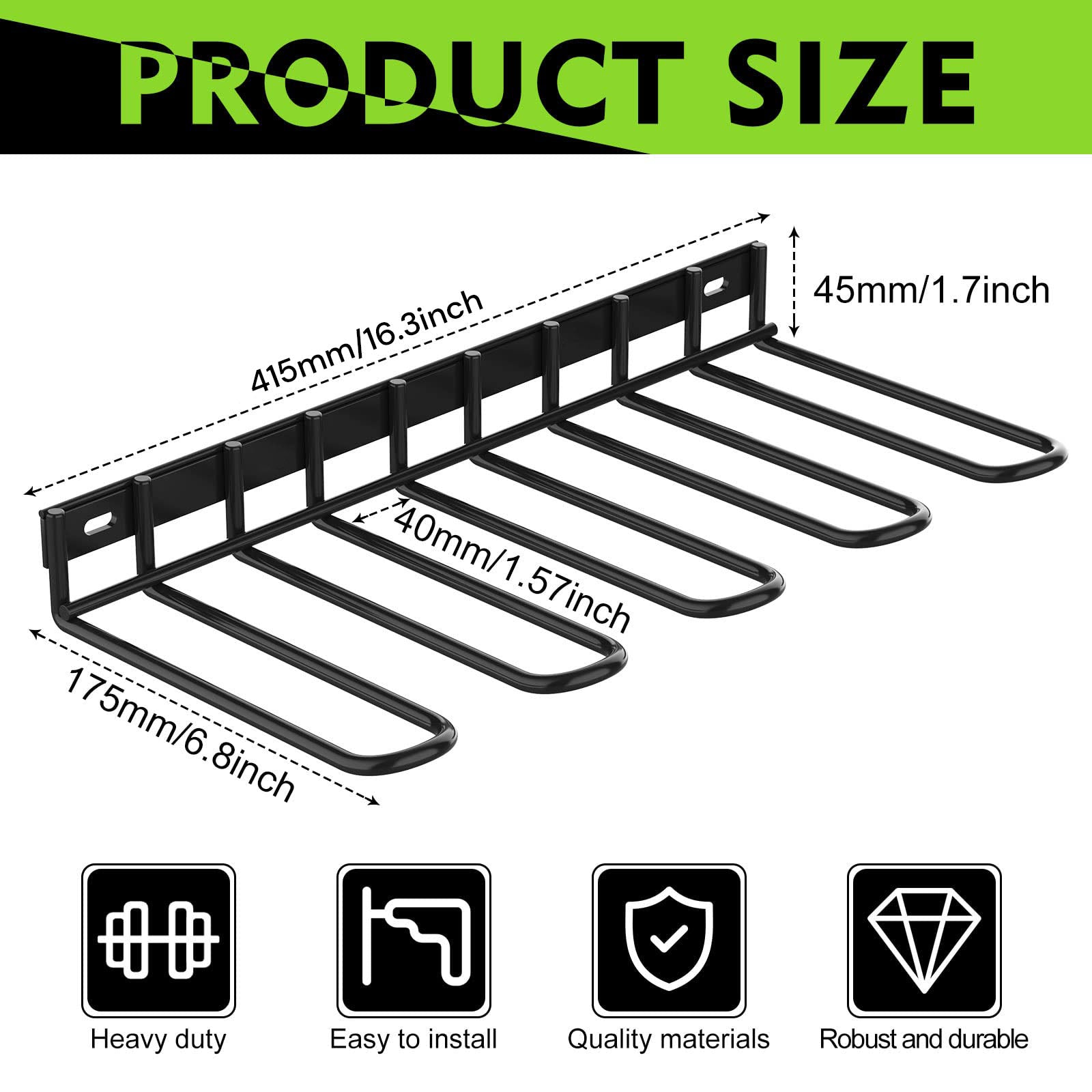 Gardening Accessories: Power Tool Tools Organizer Drill Holder Wall Mount Drill Rack Garage Storage Drill Organizer