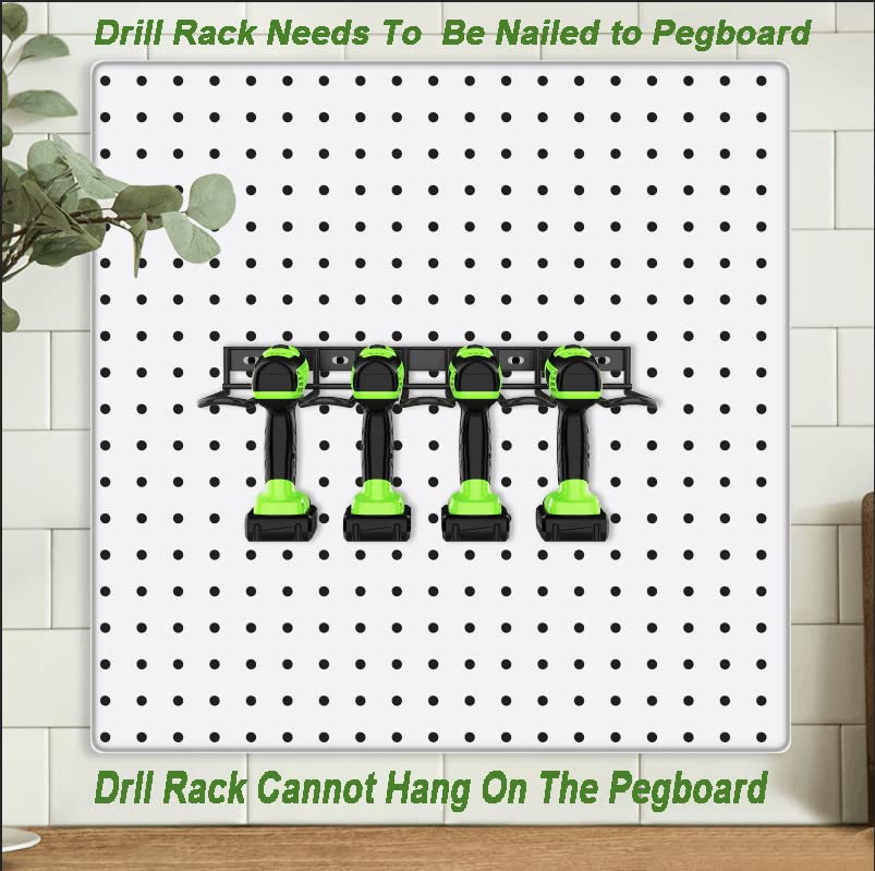 Gardening Accessories: Power Tool Tools Organizer Drill Holder Wall Mount Drill Rack Garage Storage Drill Organizer