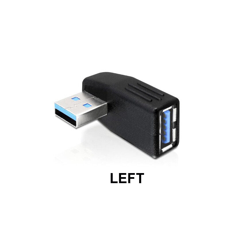 Computer Cables & Adapters: USB 3.0 Vertical Left  Male to Mini USB Female Plug Adapters