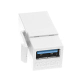 Wall Plates & Covers: Keystone Jack-USB 3.0 A Female to A Female Coupler Adapter wall plate
