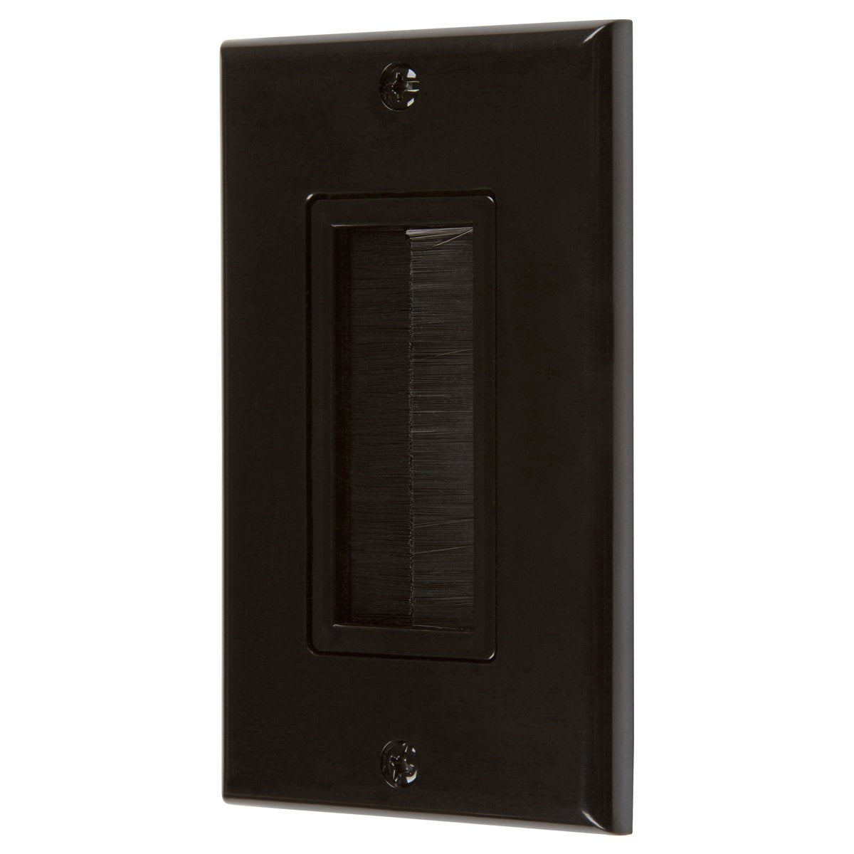Wall Plates & Covers: Brush Wall Plate Wires Cable Access Strap Management Socket Mount Port HDMI