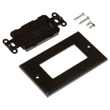 Wall Plates & Covers: Brush Wall Plate Wires Cable Access Strap Management Socket Mount Port HDMI