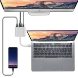 Computer Cables & Adapters: USB C to HDMI Adapter Type C AV Converter 4K HDMI USB 3.0 Port USB-C Female