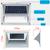 Fountain & Ponds Accessories: Solar Step Light  Warm White with Silver Case