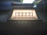 Fountain & Ponds Accessories: Solar Step Light  Warm White with Silver Case