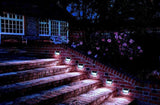 Fountain & Ponds Accessories: Solar Step Light  Warm White with Silver Case