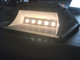Fountain & Ponds Accessories: Solar Step Light  Warm White with Silver Case