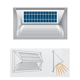Fountain & Ponds Accessories: Solar Step Light  Warm White with Silver Case