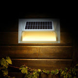 Fountain & Ponds Accessories: Solar Step Light  Warm White with Silver Case