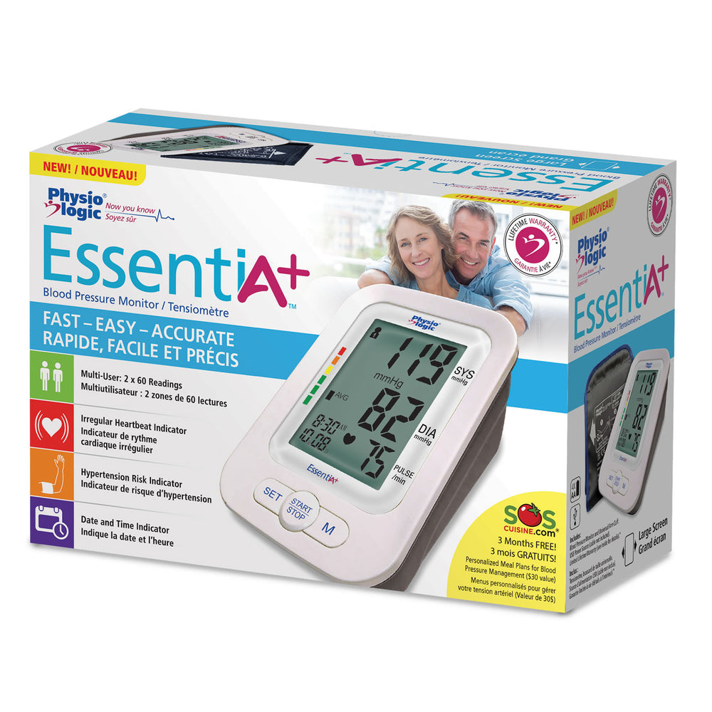 Monitoring & Testing: Blood Pressure Monitor With universal Arm Cuff