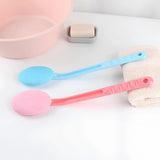 Mobility & Accessibility: Back & Body Self Bath Brush Lotion Applicator - Blue