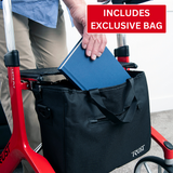 Bikes & Scooters: Let's Fly Mobility Rollator Wheelie Walker - Red