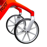 Bikes & Scooters: Let's Fly Mobility Rollator Wheelie Walker - Red