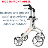 Bikes & Scooters: Let's Fly Mobility Rollator Wheelie Walker - Red