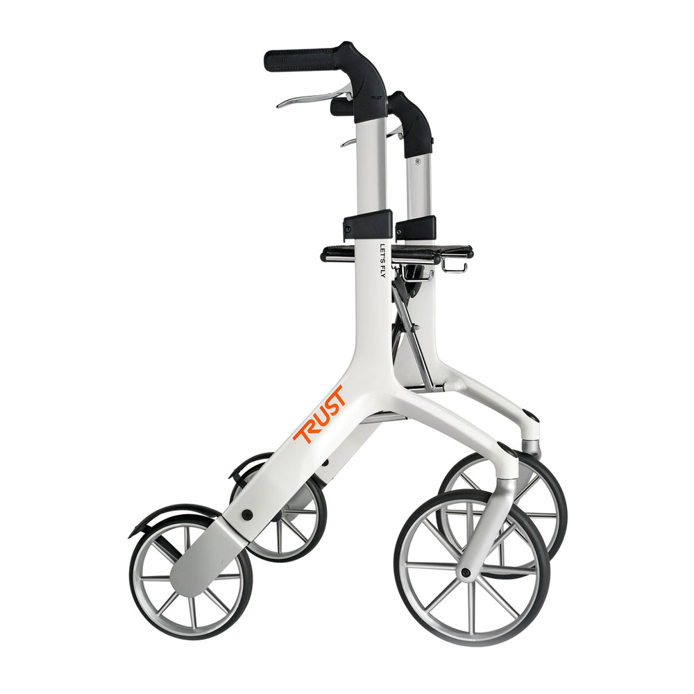 Bikes & Scooters: Let's Fly Mobility Rollator Wheelie Walker - Red