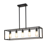 Night Lights & Ambient Lighting: Interior Ave - Industrial 5 Light Chandelier