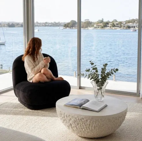 Lunar Stone Coffee Table - Fossil