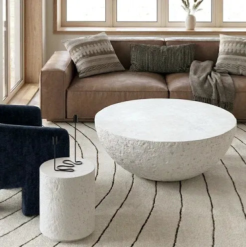 Lunar Stone Coffee Table - Fossil