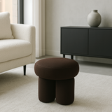 Ottomans & Footstools: Interior Ave - Bentley Velvet Ottoman  Espresso