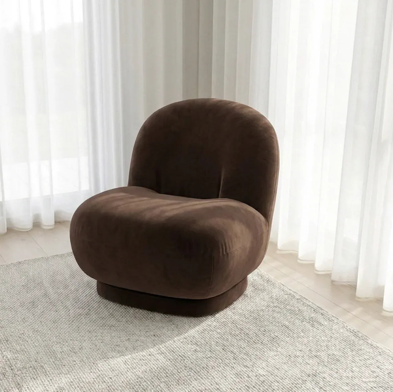 Interior Ave - Cloud Swivel Occasional Chair - Espresso