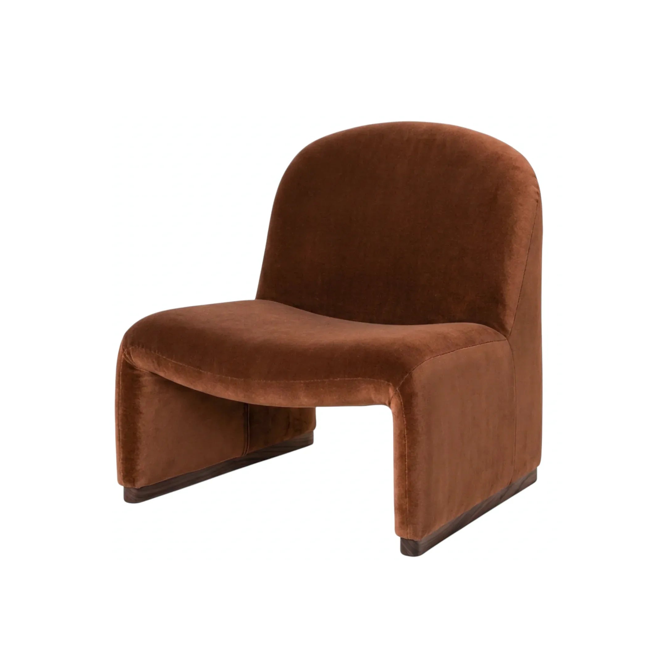 Interior Ave - Haven Curved Armchair - Chestnut