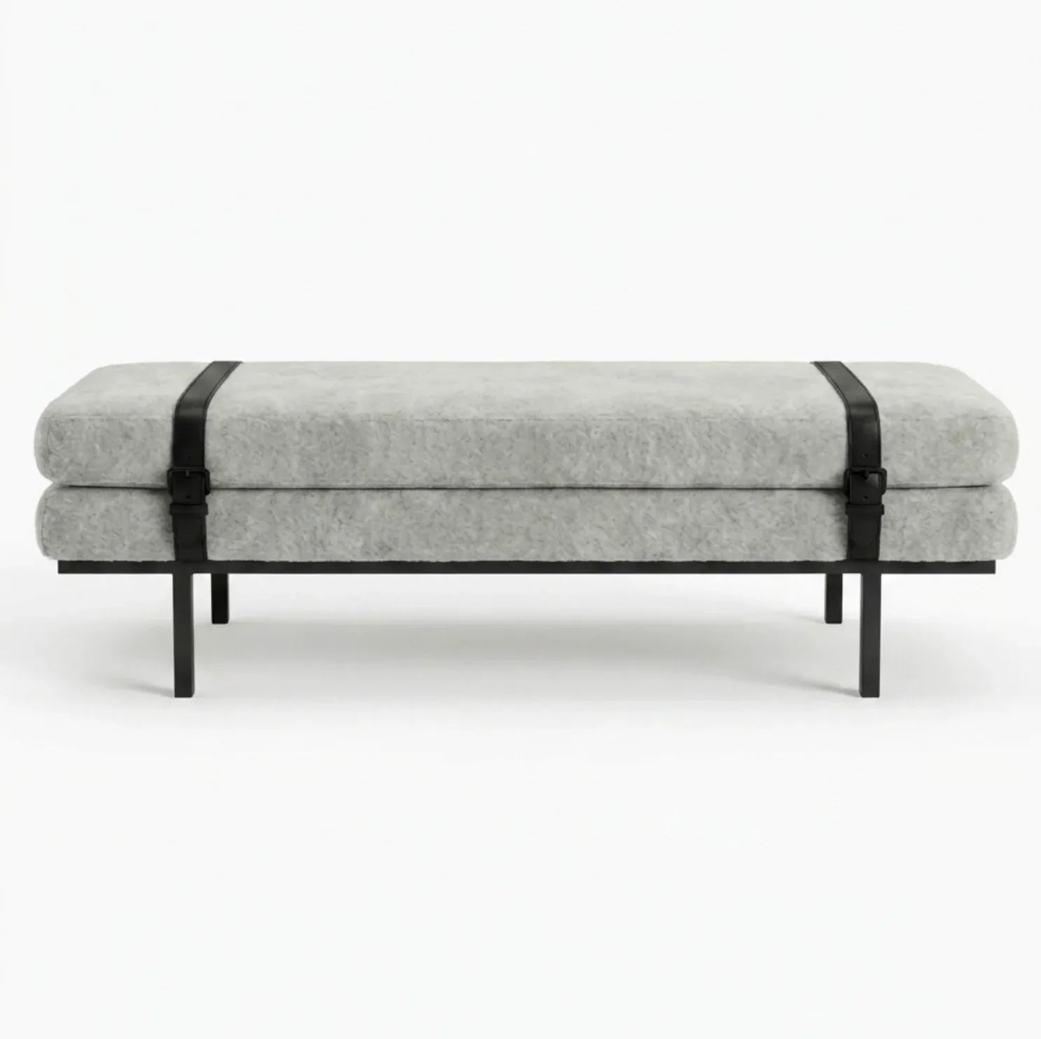 Interior Ave - Porter Bench - Light Grey