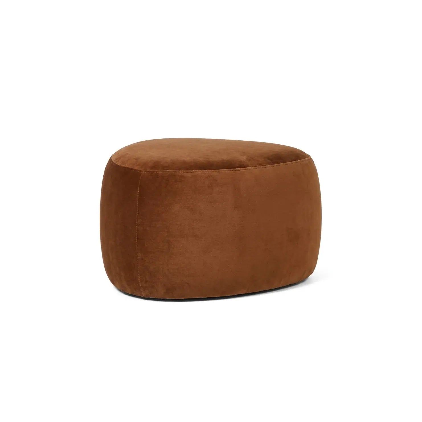 Interior Ave - Cove Pebble Ottoman - Cinnamon