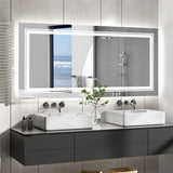 Mirrors: Interior Ave - 120 x 80cm Rectangle Frameless LED Bathroom Mirror