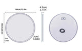 Mirrors: Interior Ave - 60cm Round Frameless LED Bathroom Mirror