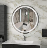 Mirrors: Interior Ave - 60cm Round Frameless LED Bathroom Mirror