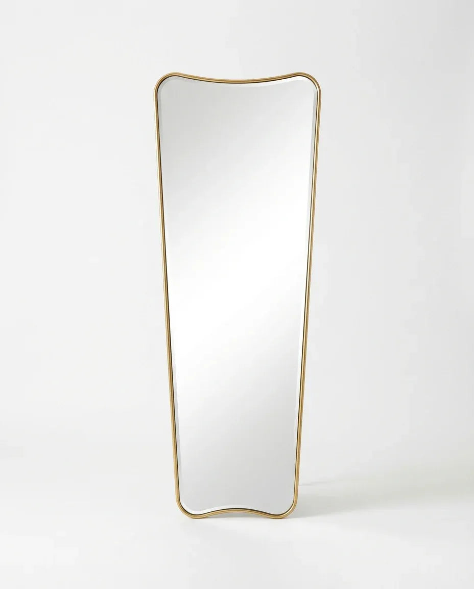 Interior Ave - Pierre Full Length Gold Frame Wall Mirror â€” Classic Statement