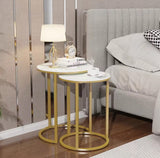 Buffets & Sideboards: Interior Ave - Diva Gold Nested Side Table Set