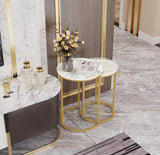 Buffets & Sideboards: Interior Ave - Diva Gold Nested Side Table Set