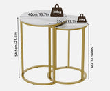 Buffets & Sideboards: Interior Ave - Diva Gold Nested Side Table Set