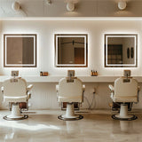 Mirrors: Interior Ave - 80 x 80cm Square Frameless LED Bathroom Mirror