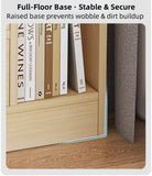 2x Bedside table set modern minimalist lockable drawer open storage unit