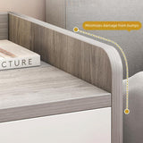 2x bedside table with drawer and shelf modern nightstand bedroom furniture