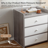 2x Modern bedside table with drawers, minimalist design, bedroom furniture