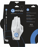 Golf Gloves: Awezingly Premium Quality Cabretta Leather Golf Glove for Men - White (XL)