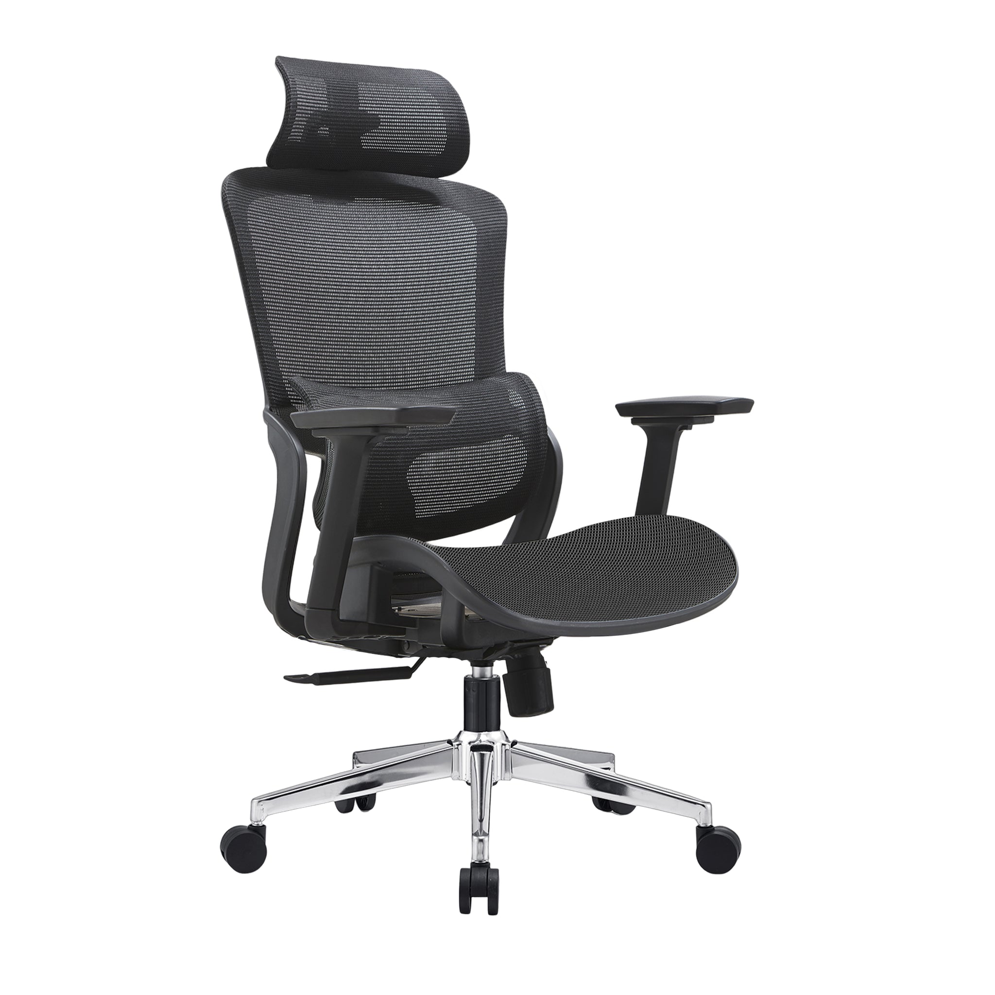 Office & Desk Chairs: Elena High Back Full Mesh Ergonomic Office Chair In Black