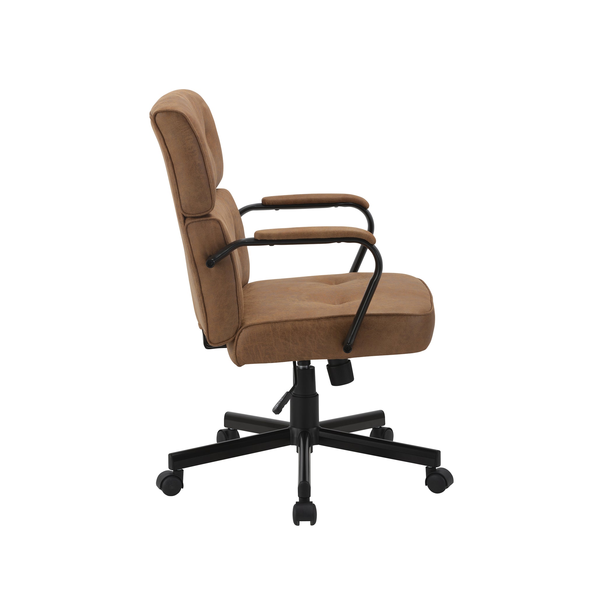Office & Desk Chairs: Beverly Home Office Chair In Brown Fabric