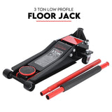 Automotive Lifts & Hoists: Hydraulic Floor Jack 3T Trolley Low Profile Car Track Quick Lifting 75-500mm
