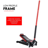 Automotive Lifts & Hoists: Hydraulic Floor Jack 3T Trolley Low Profile Car Track Quick Lifting 75-500mm