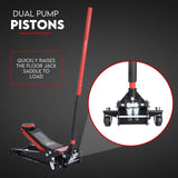 Automotive Lifts & Hoists: Hydraulic Floor Jack 3T Trolley Low Profile Car Track Quick Lifting 75-500mm