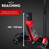 3 Ton Off Road Hydraulic Jack Floor Vehicle Quick Lift for Trucks SUVs