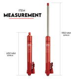 8 Ton Hydraulic Ram Jack Lift Shop Crane Engine Hoist Lifting Double Dual Pump