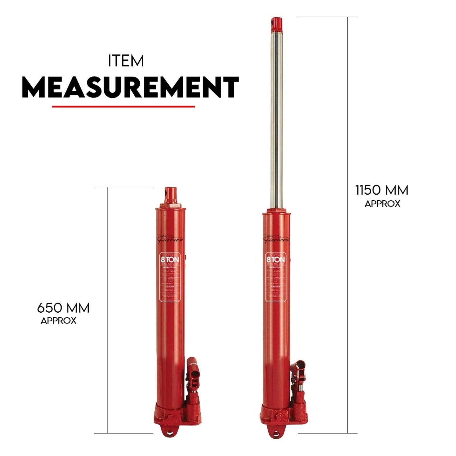 Boating Accessories: Hydraulic Long Ram 8 Ton